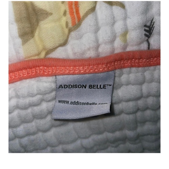 Addison Belle Baby Boys Woodland Animals Blanket muslin cotton - Picture 2 of 3